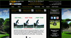 Desktop Screenshot of macrogolf.com